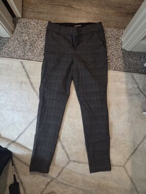 Maurices Gray Plaid Dress Pants